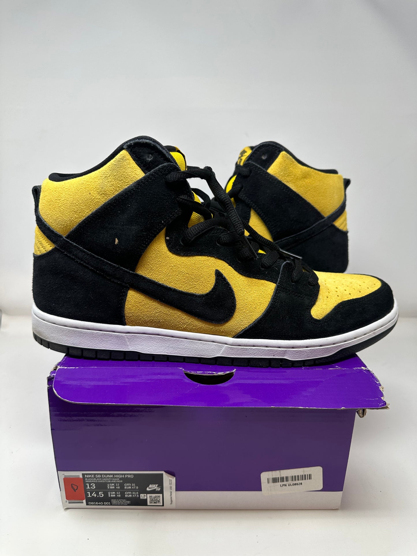 Nike SB Dunk High “Reverse Goldenrod”