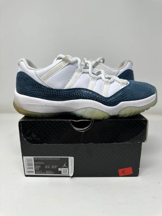 Jordan 11 Low “Navy Snake”