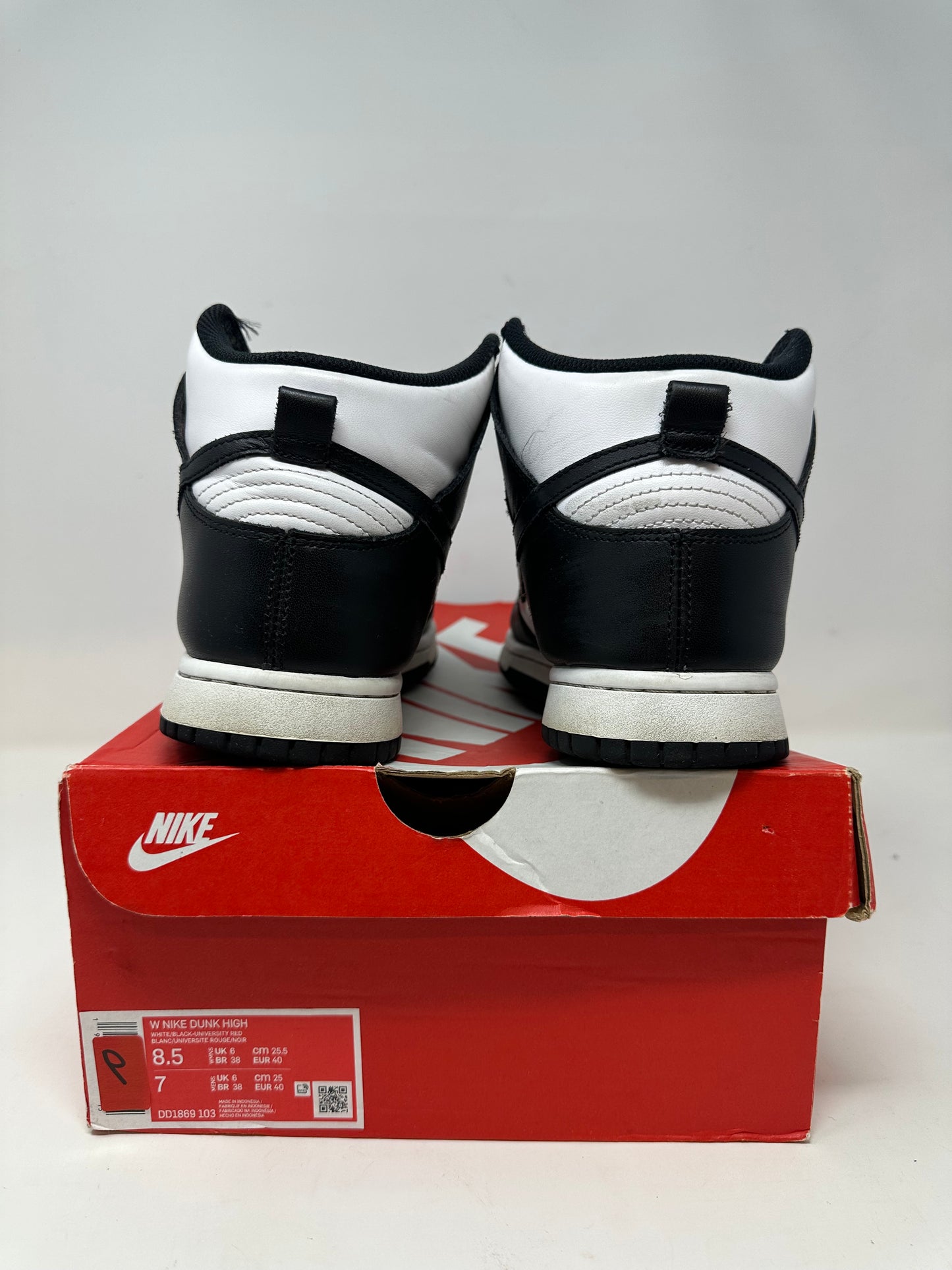 Nike Dunk High Women’s “Black and White”