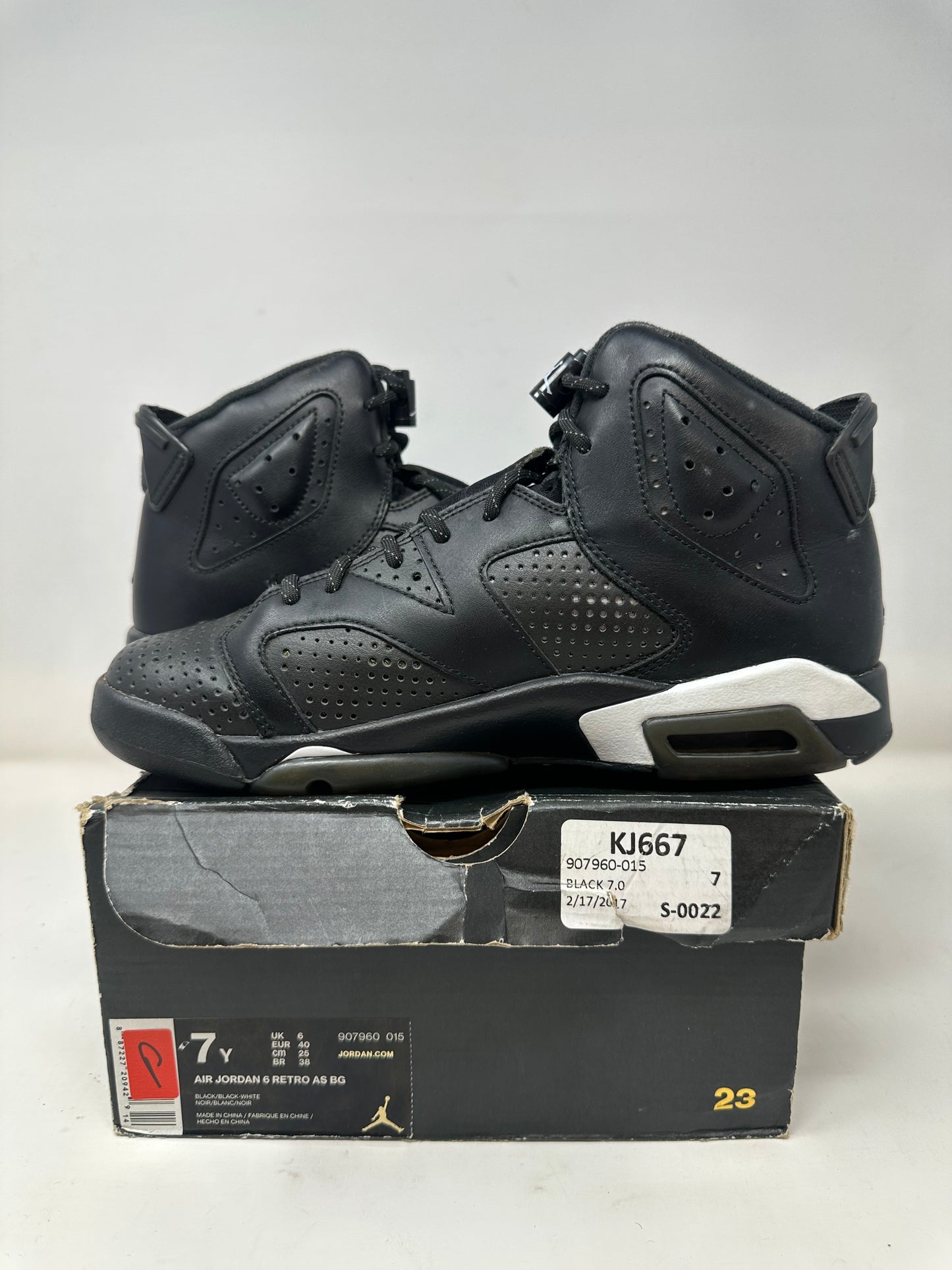 Jordan 6 GS “Black Cat”