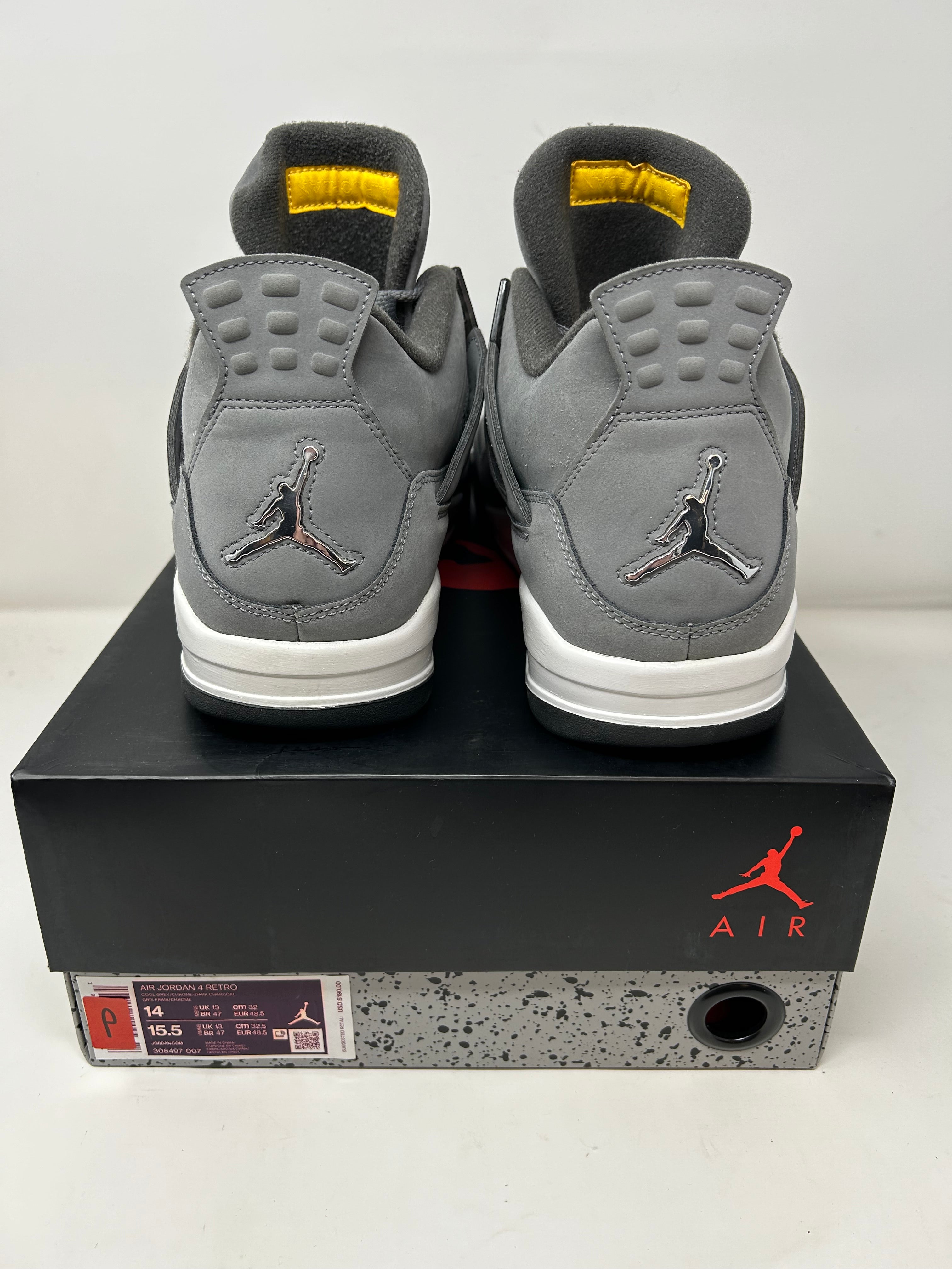 Jordan 4 cool grey chrome dark charcoal on sale