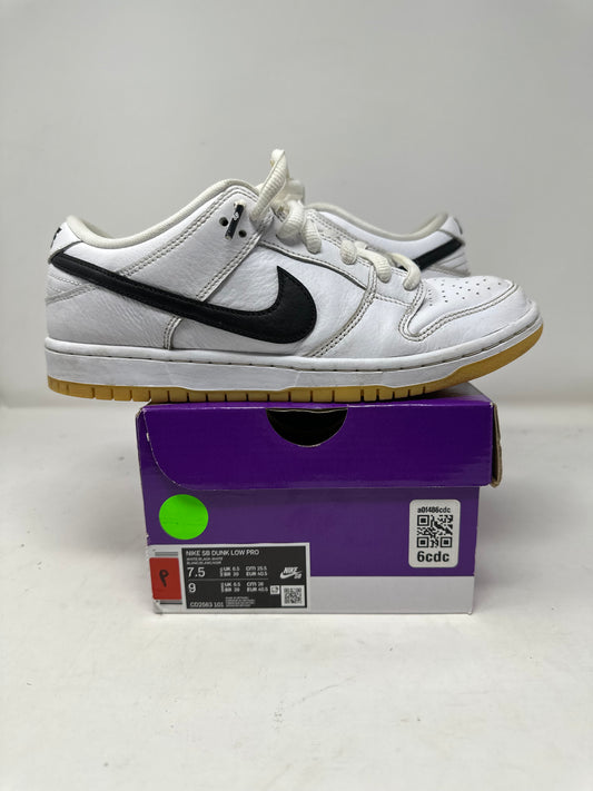 Nike SB Dunk Low “White Gum”