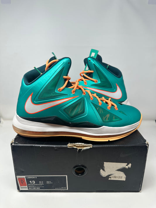 Nike Lebron 10 “Miami Dolphins”