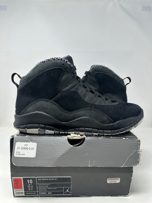 Jordan 10 “Stealth”