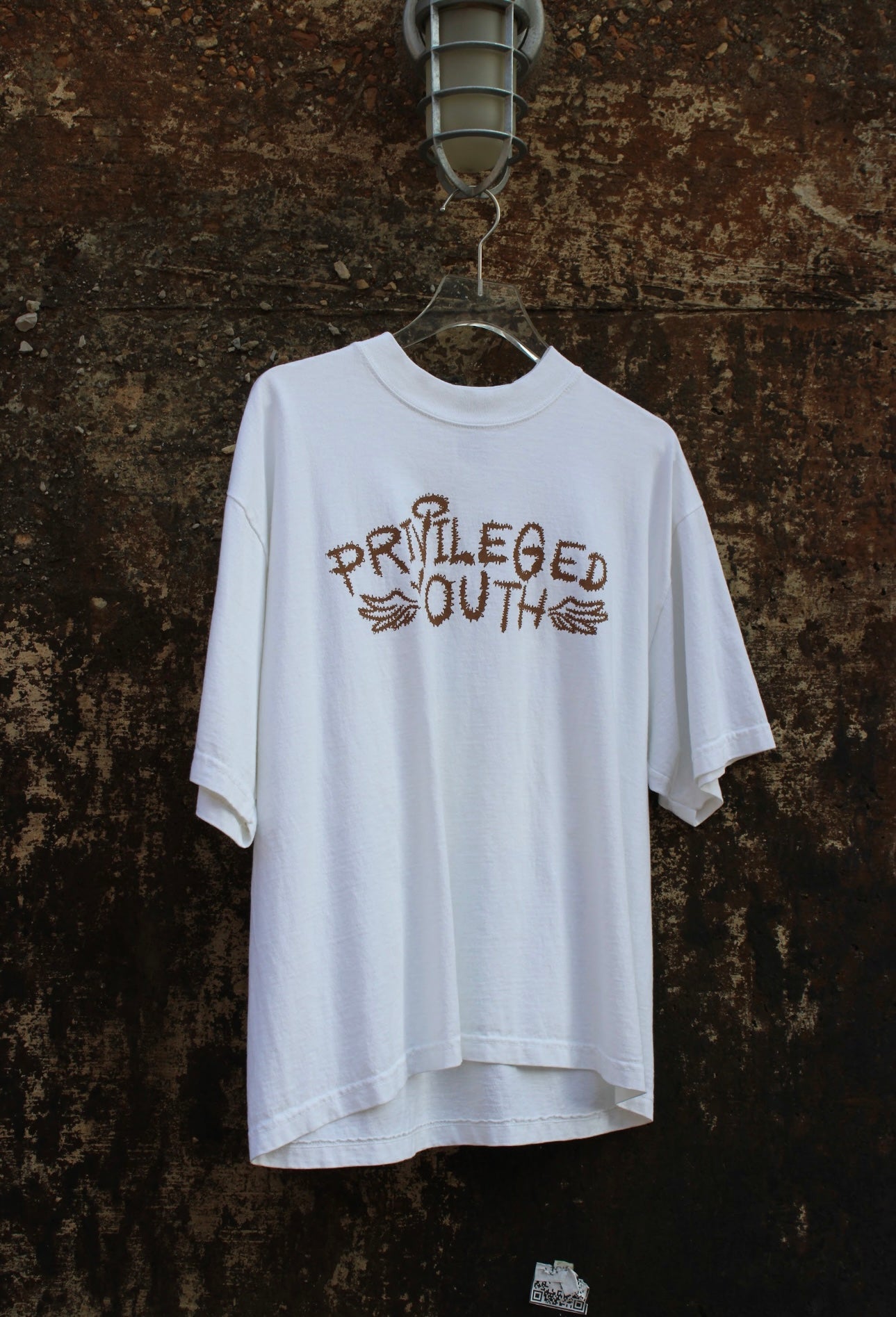 Privileged Youth Angel Shirt “Brown and White”