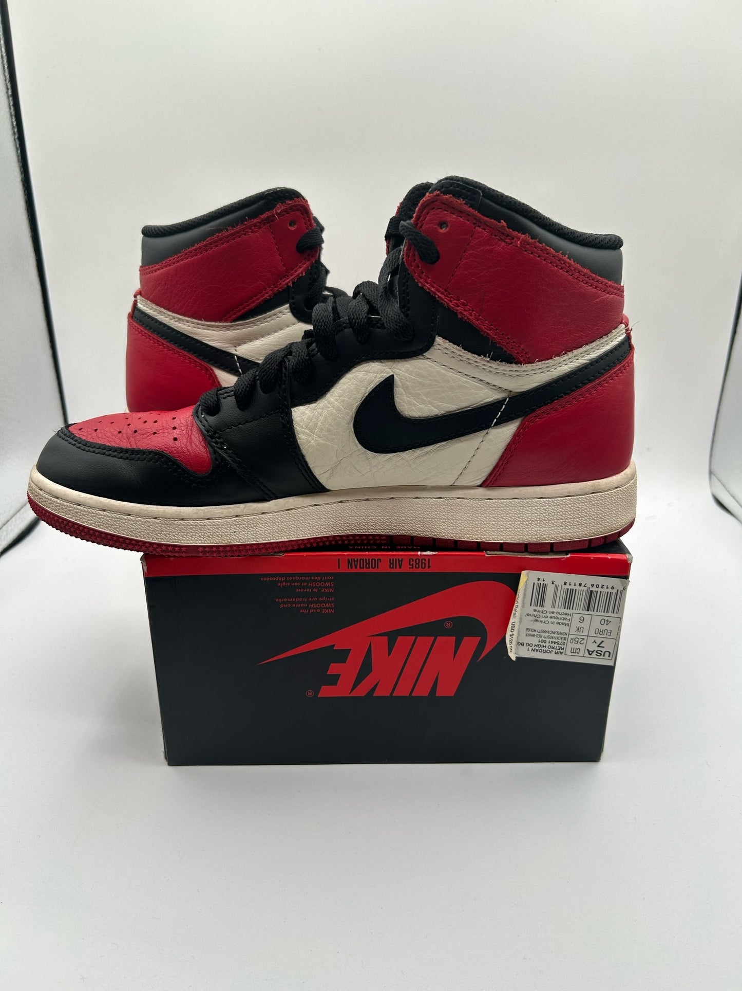 Jordan 1 High GS “Bred Toe”