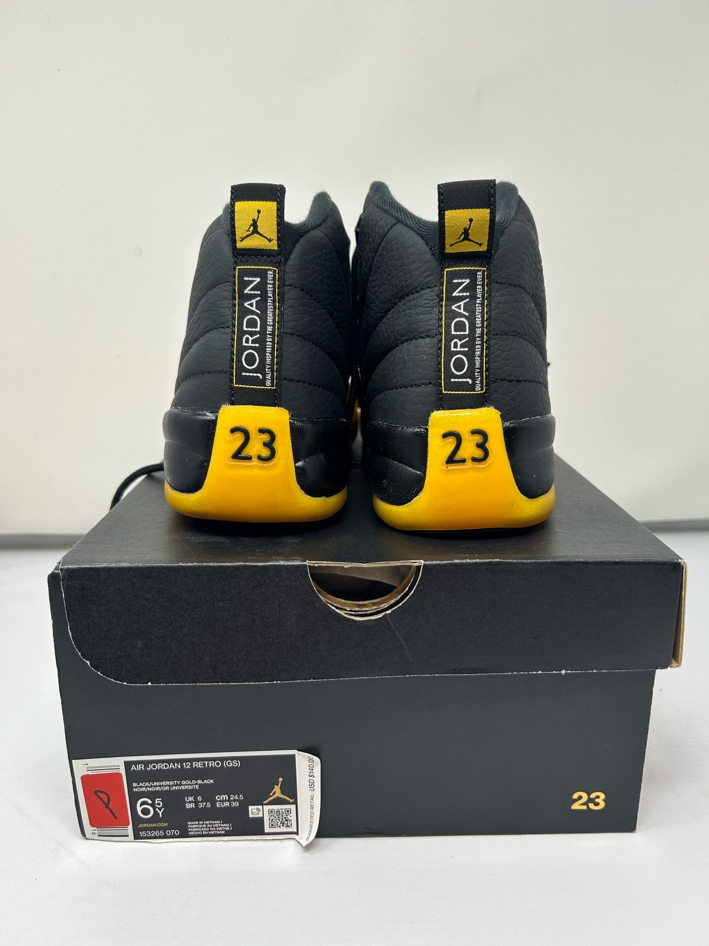 Jordan 12 GS “University Gold”