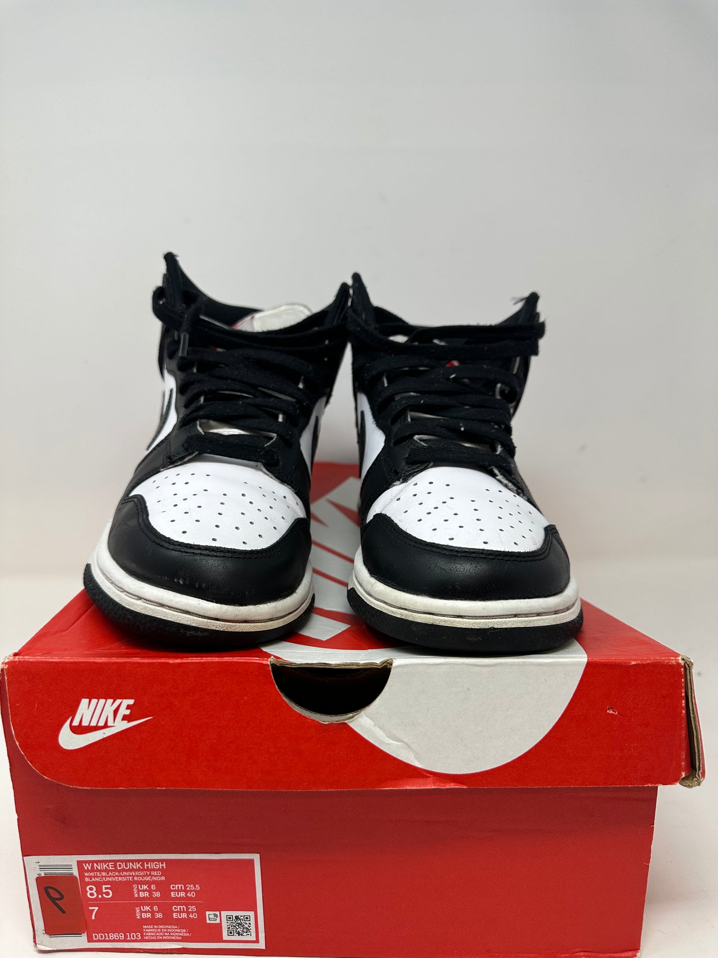 Nike Dunk High Women’s “Black and White”